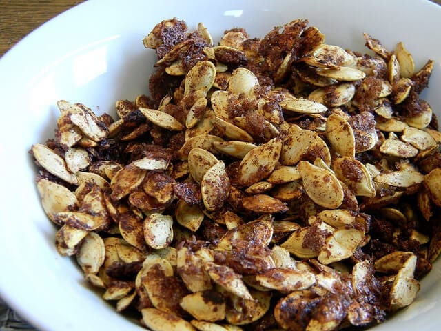 pumpkin seeds - healthy snack idea