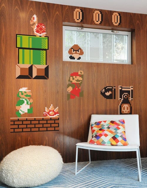 super mario wall graphics