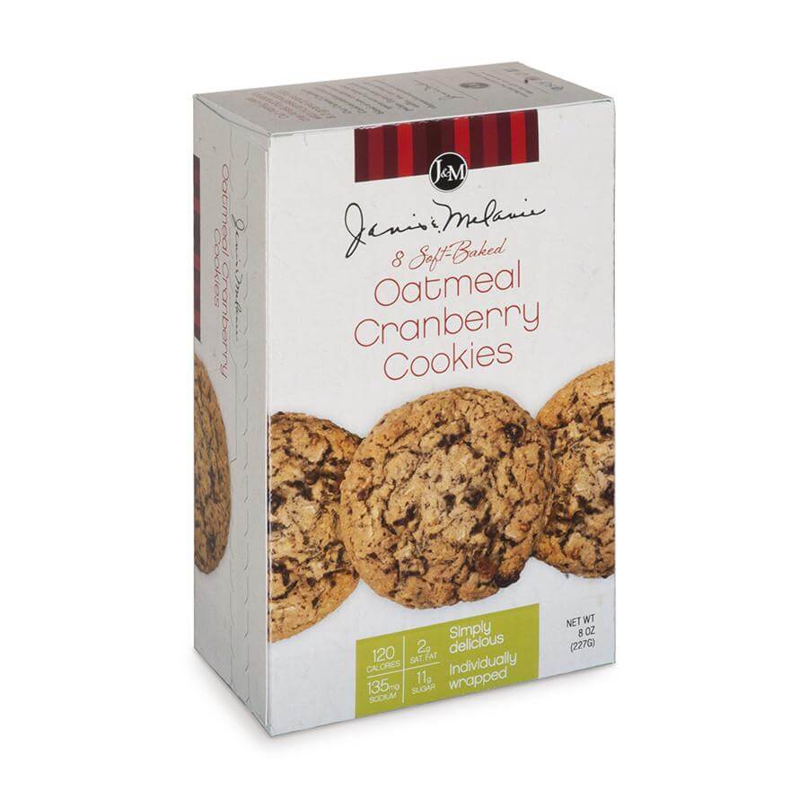 J&M Foods Oatmeal Cranberry Cookies