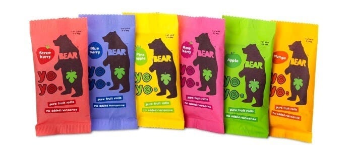 Bear Nibbles Bear Real Fruit YoYos