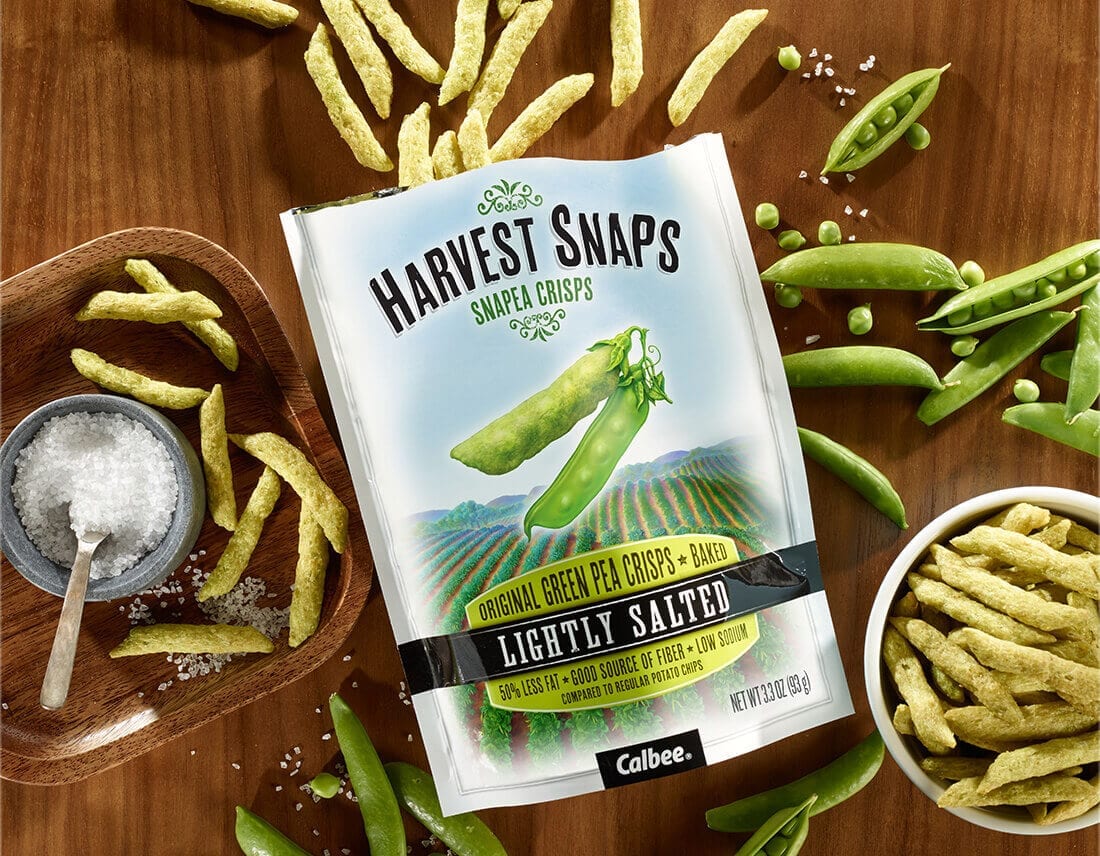 Harvest Snaps Lightly Salted Green Pea Crisps