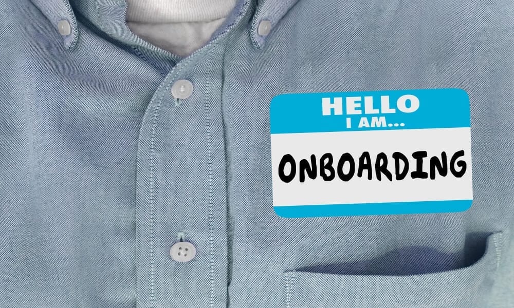 Executive assistant duties include onboarding